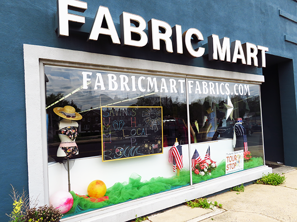 金博宝官方网站下载网址访问Fabric Mart零售商店今日